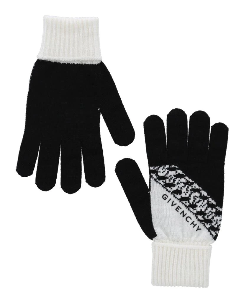 商品Givenchy|Ribbed Logo Wool Gloves,价格¥725,第1张图片