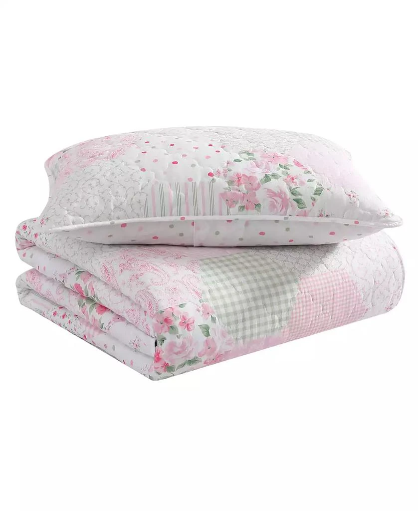 商品Laura Ashley|Ellyn Reversible 3 Piece Quilt Set,价格¥539,第2张图片详细描述