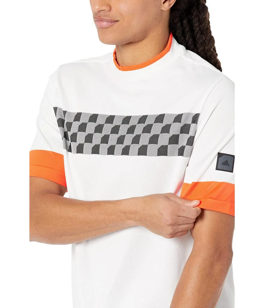 商品Adidas|adicross Checkered Polo,价格¥572,第3张图片详细描述