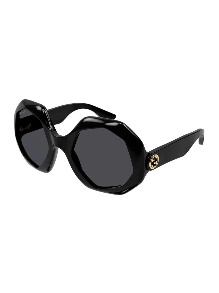 商品Gucci|Gucci Eyewear Round Frame Sunglasses,价格¥2241,第2张图片详细描述