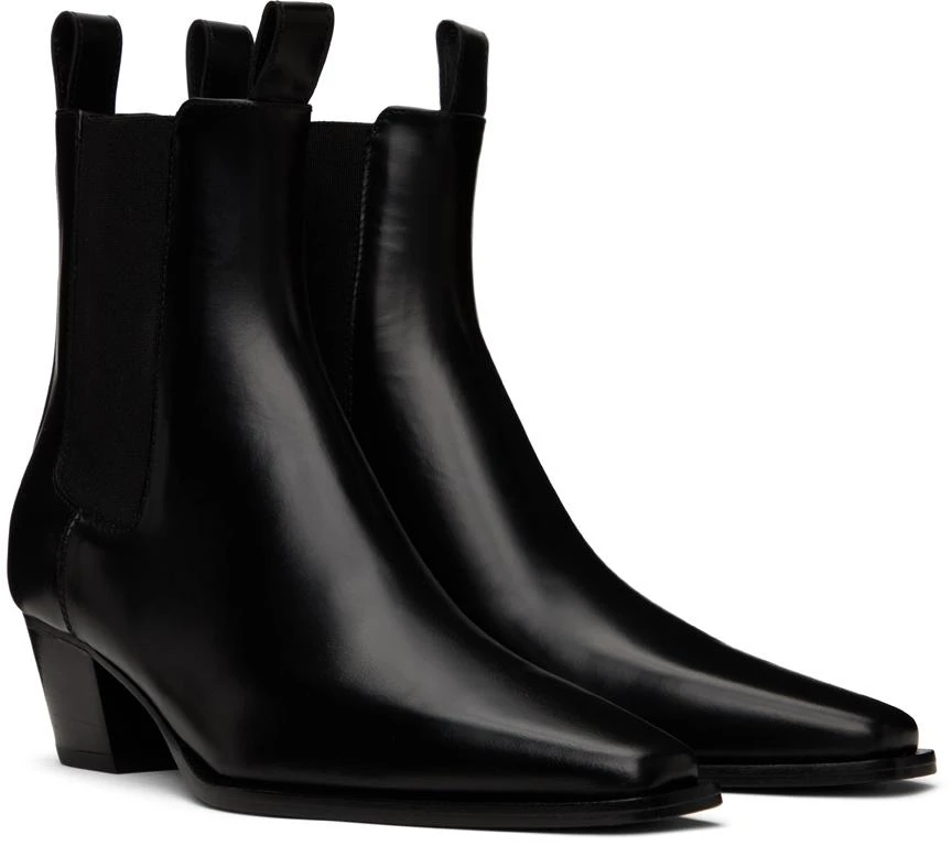 商品Totême|Black 'The City' Boots,价格¥7000,第4张图片详细描述