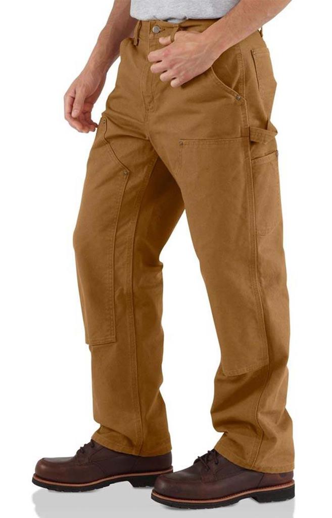 (B136) Double Front Washed Duck Loose Fit Pant - Carhartt Brown商品第4张图片规格展示
