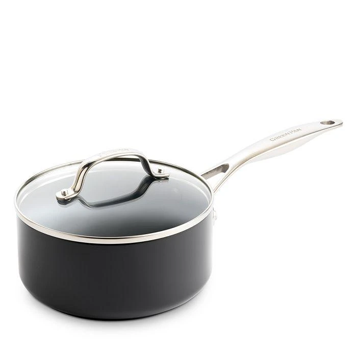 商品Greenpan|Valencia Pro Healthy Ceramic Nonstick Saucepan with Lid, 2 Qt,价格¥673,第1张图片详细描述