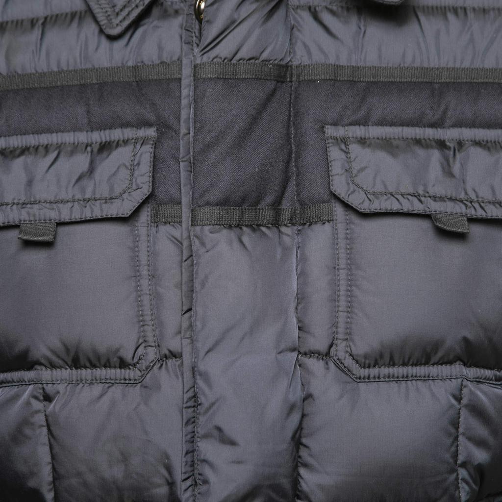 Moncler Navy Blue Synthetic Down Puffer Jacket M商品第3张图片规格展示