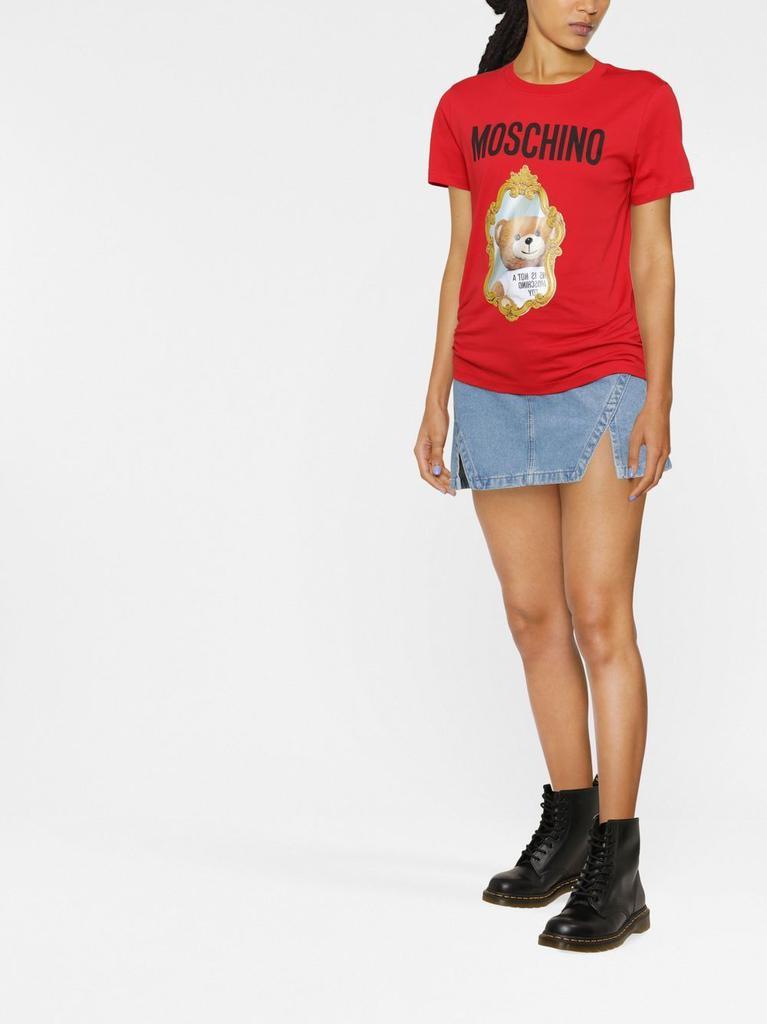 商品Moschino|MOSCHINO - Cotton T-shirt With Logo,价格¥1683,第5张图片详细描述