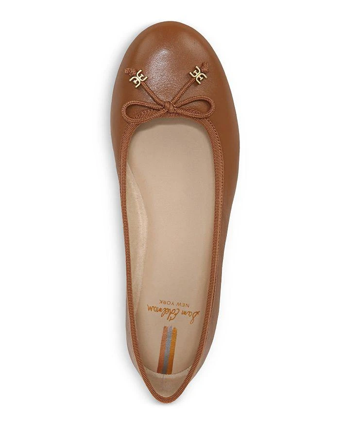 商品Sam Edelman|Women's Felicia Luxe Emblem Bow Ballet Flats,价格¥586-¥684,第3张图片详细描述