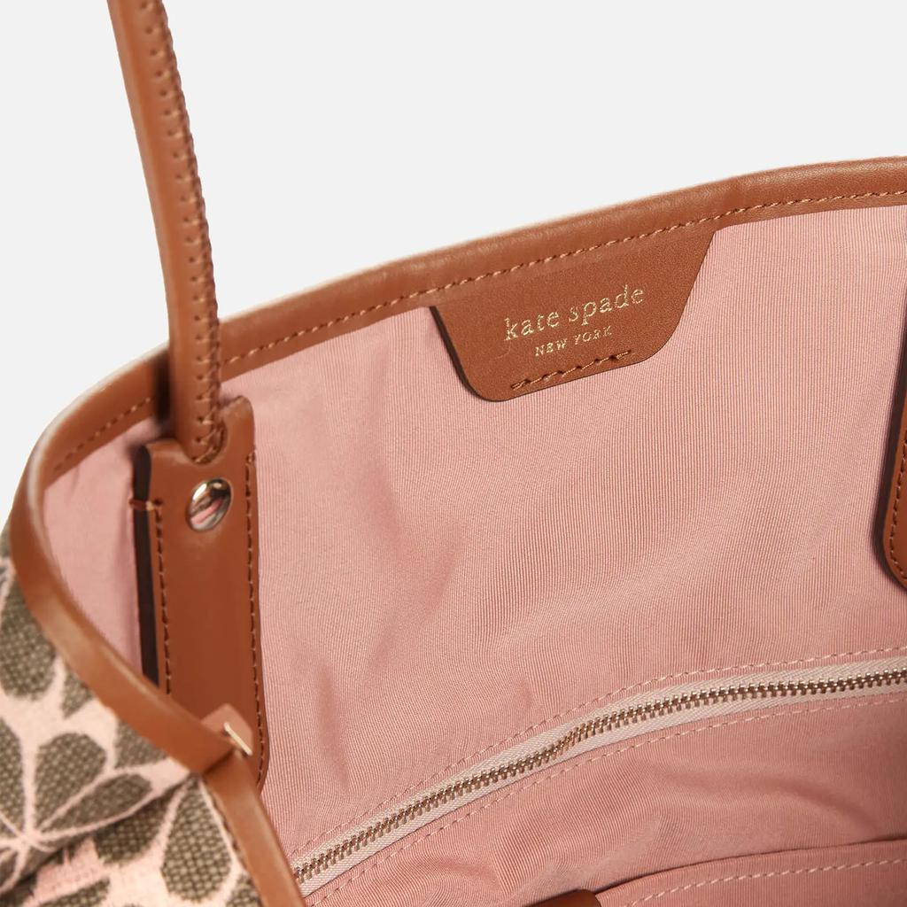 商品Kate Spade|Kate Spade New York Women's Everything Spade Flower Jacquard Tote Bag - Pink Multi,价格¥3067,第7张图片详细描述