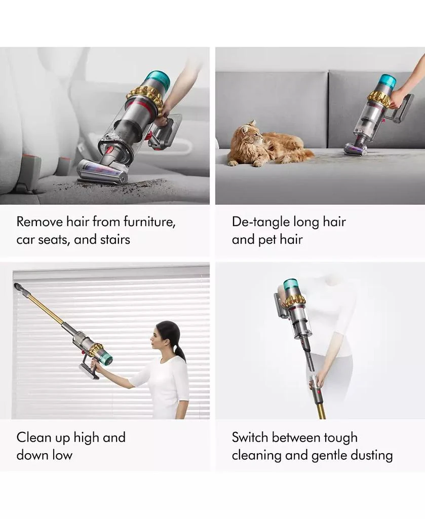 商品Dyson|V15s Detect Submarine Absolute Wet & Dry Vacuum Cleaner | Gold,价格¥7046,第4张图片详细描述