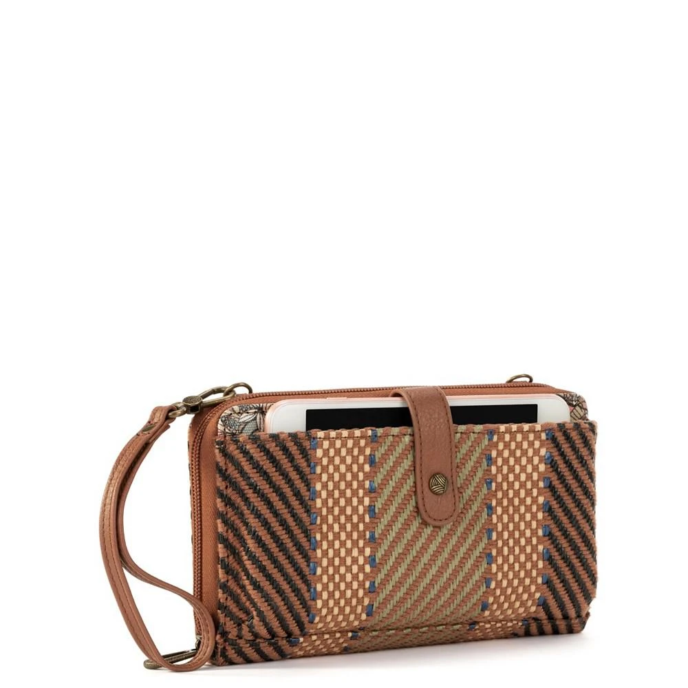 商品Sakroots|Women's Woven Smartphone Crossbody Wallet,价格¥438,第4张图片详细描述