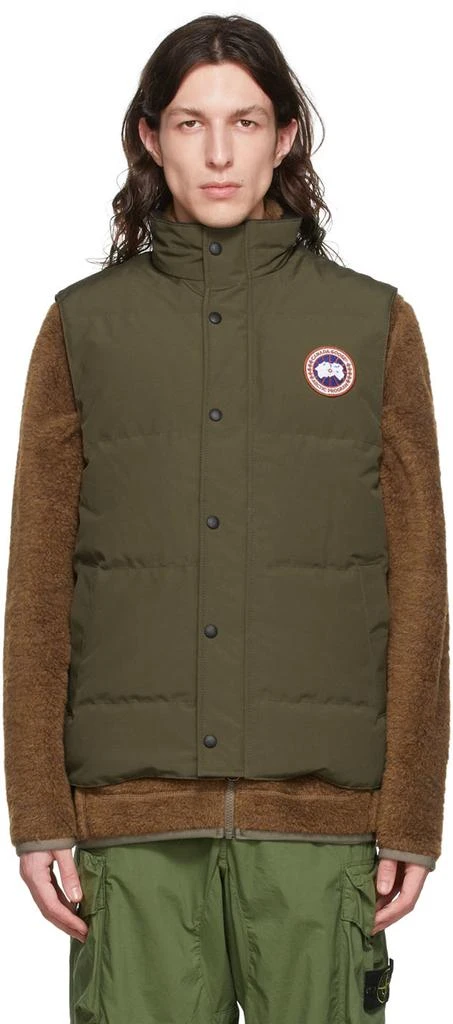 商品Canada Goose|Khaki Down Garson Vest,价格¥4440,第1张图片