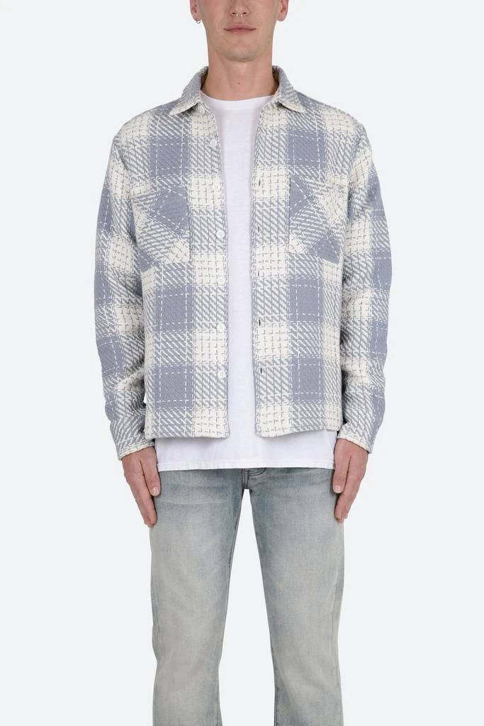 商品MNML|Classic Flannel Shirt - Blue/White,价格¥427,第1张图片