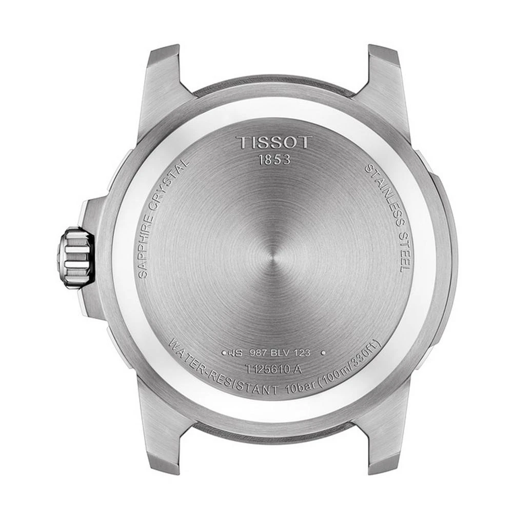 商品Tissot|Men's Swiss Supersport Stainless Steel Bracelet Watch 44mm,价格¥2971,第3张图片详细描述