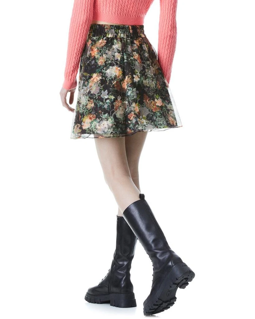 商品Alice + Olivia|alice + olivia Dionne Silk Mini Skirt,价格¥451,第2张图片详细描述