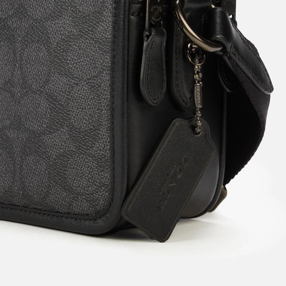 商品Coach|Coach Charter Signature 24 Coated-Canvas Crossbody Bag,价格¥1802,第4张图片详细描述