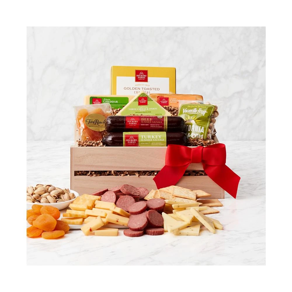 商品Hickory Farms|Charcuterie & Snacks Gift Crate,价格¥492,第1张图片