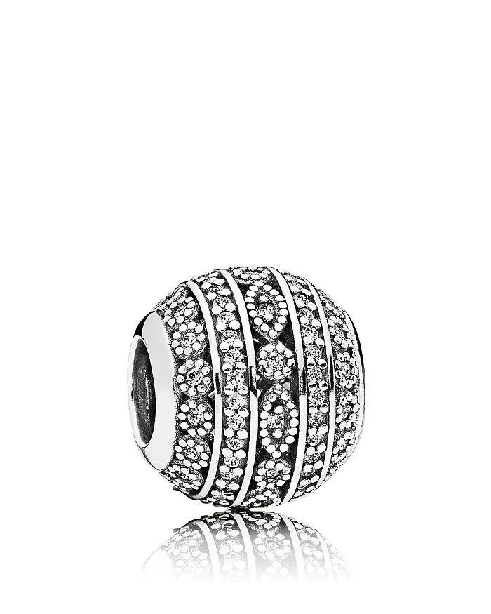 商品PANDORA|Sterling & Cubic Zirconia Glittering Shapes Charm,价格¥316,第1张图片