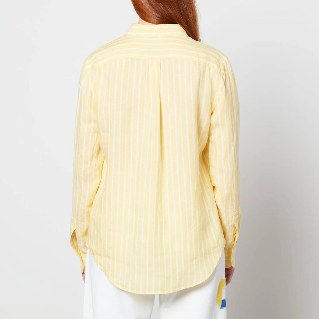 商品Ralph Lauren|Polo Ralph Lauren Women's Relaxed Shirt - 1178 Oasis Yellow/White,价格¥673,第2张图片详细描述