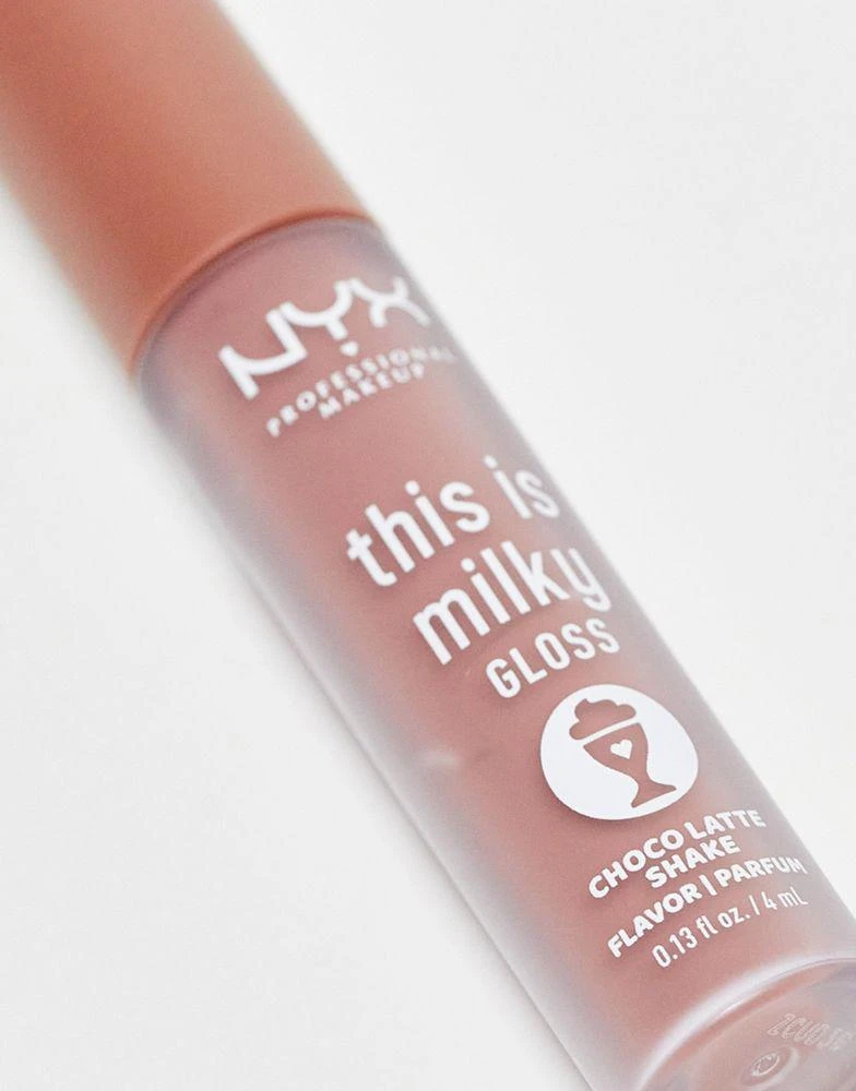商品NYX Professional Makeup|NYX Professional Makeup This Is Milky Gloss Lip Gloss - Choco Latte Shake,价格¥88,第3张图片详细描述