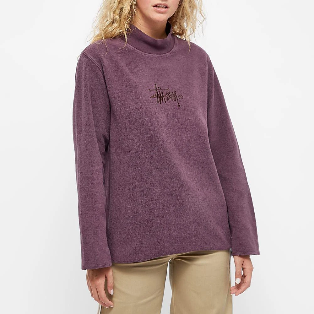 商品STUSSY|Stussy Mock Neck Logo Fleece,价格¥761,第3张图片详细描述