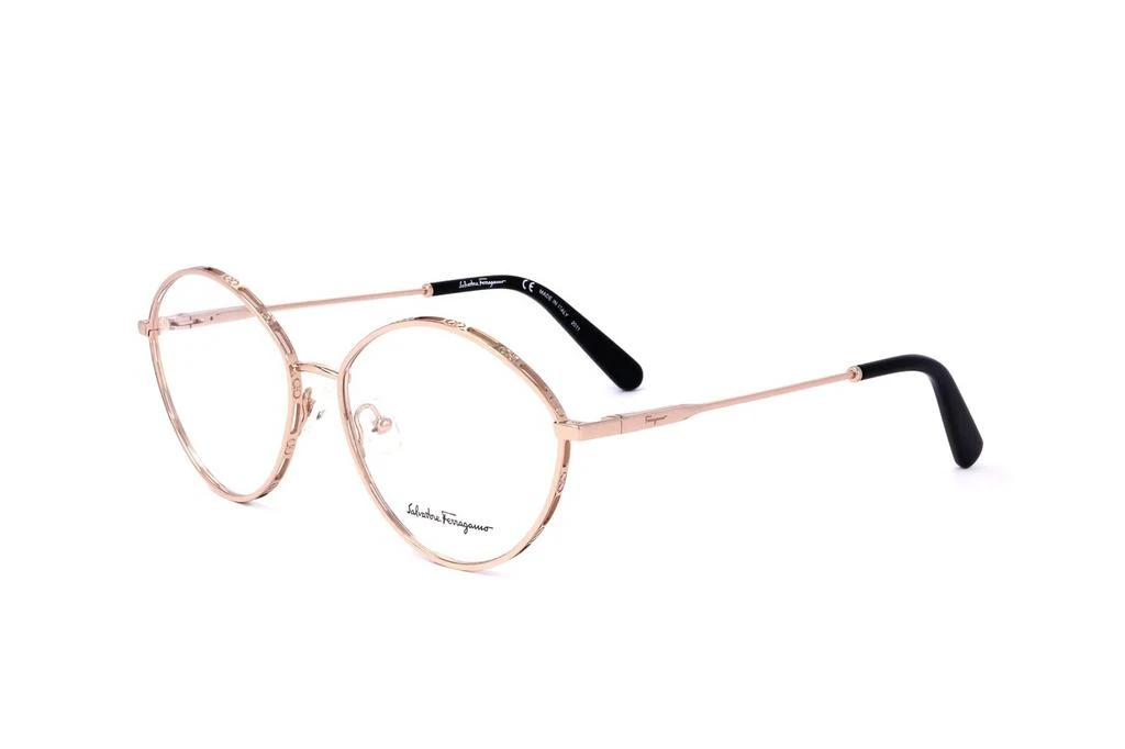 商品Salvatore Ferragamo|Salvatore Ferragamo Eyewear Oval Frame Glasses,价格¥1078,第2张图片详细描述