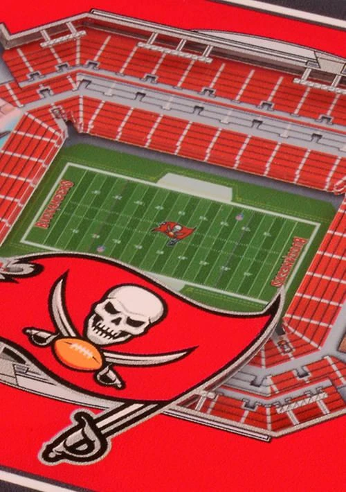 商品YouTheFan|The Fan Nfl Tampa Bay Buccaneers 3D Stadiumviews 2 Pack Coaster Set   Raymond James Stadium,价格¥222,第2张图片详细描述
