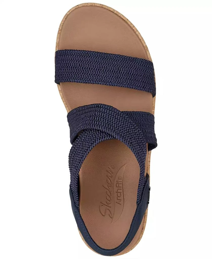 商品SKECHERS|Women’s Beverlee - Love Stays Wedge Sandals from Finish Line,价格¥334,第4张图片详细描述