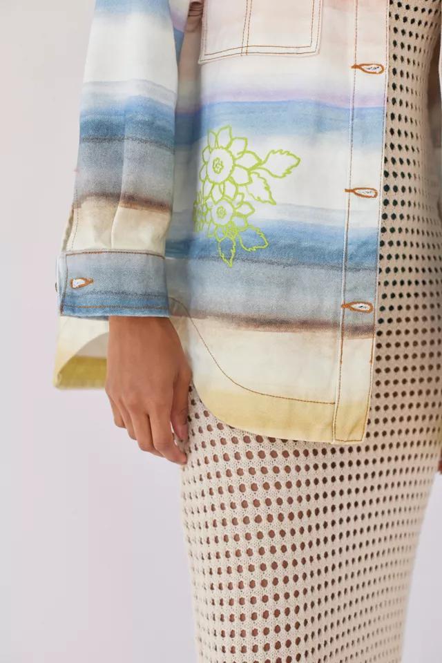 商品BDG|BDG Elissa Embroidered Printed Jacket,价格¥220,第7张图片详细描述