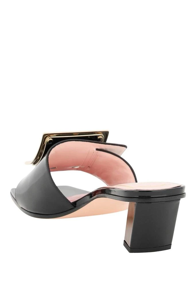 商品Roger Vivier|Roger vivier patent leather biki love mules,价格¥4084,第3张图片详细描述