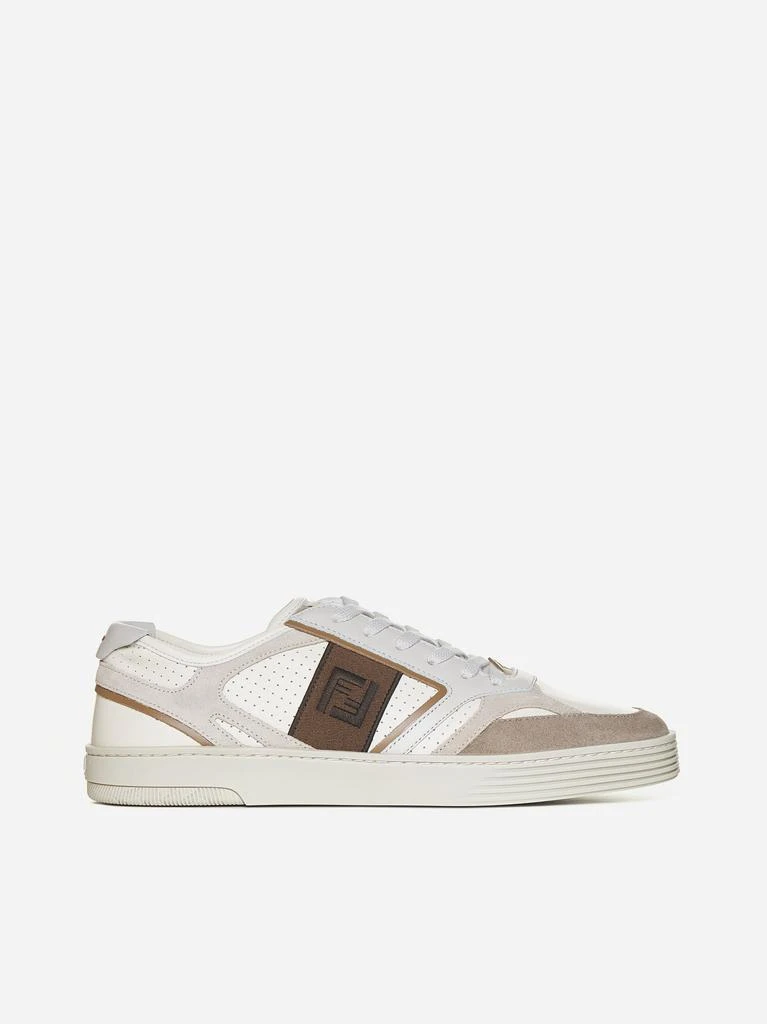 商品Fendi|Fendi Step leather sneakers,价格¥5648,第1张图片