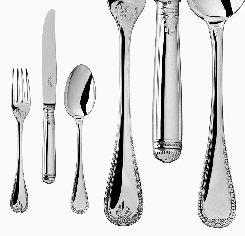 商品Christofle|Sterling Silver Malmaison Sauce Spoon 1418-094,价格¥2128,第1张图片