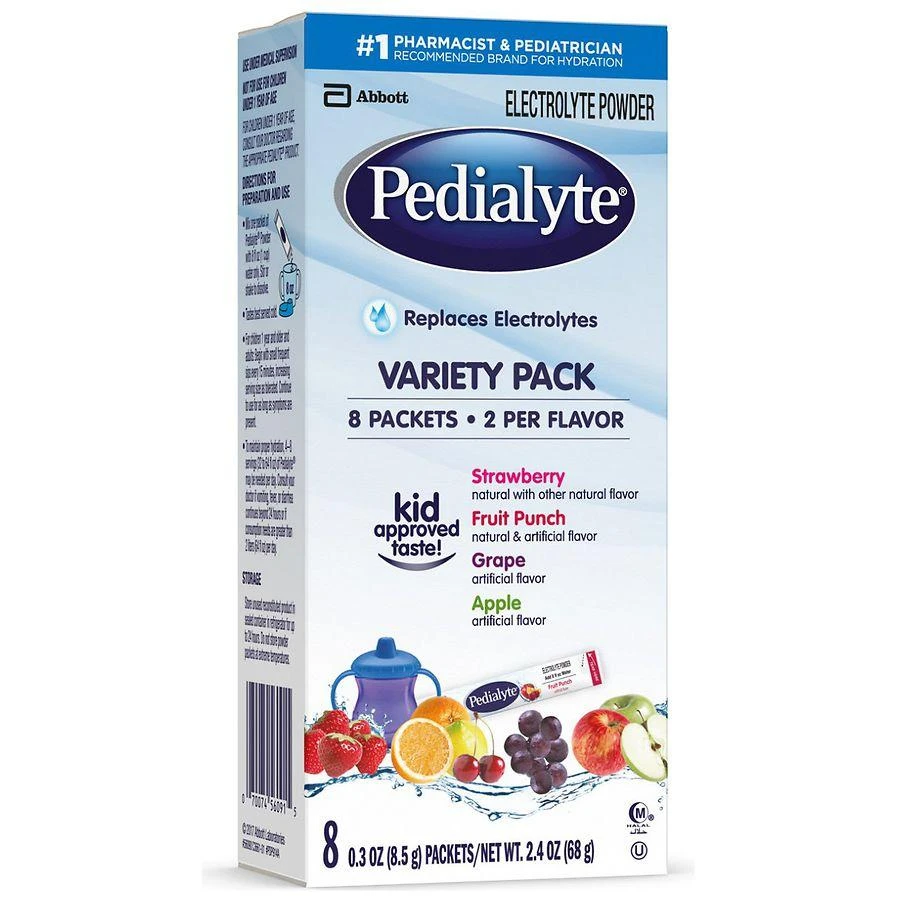 商品Pedialyte|Electrolyte Powder Packets Variety,价格¥82,第3张图片详细描述