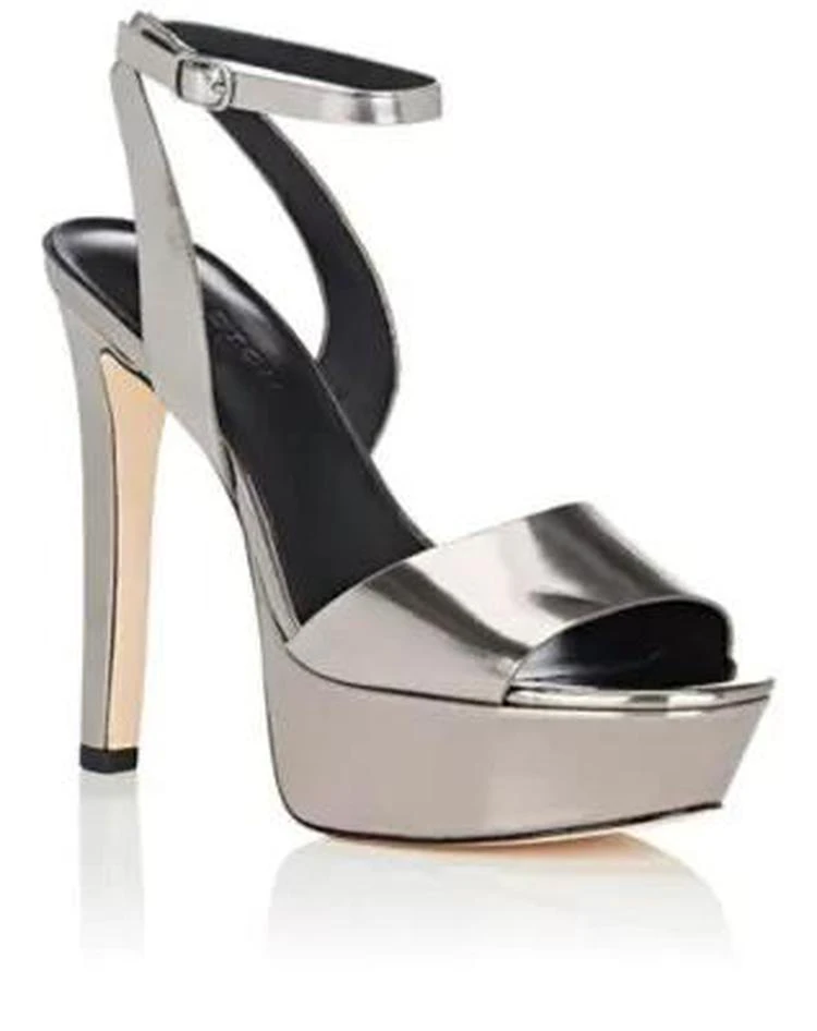 商品Halston Heritage|Bobbie Specchio Leather Platform Sandals,价格¥1183,第2张图片详细描述