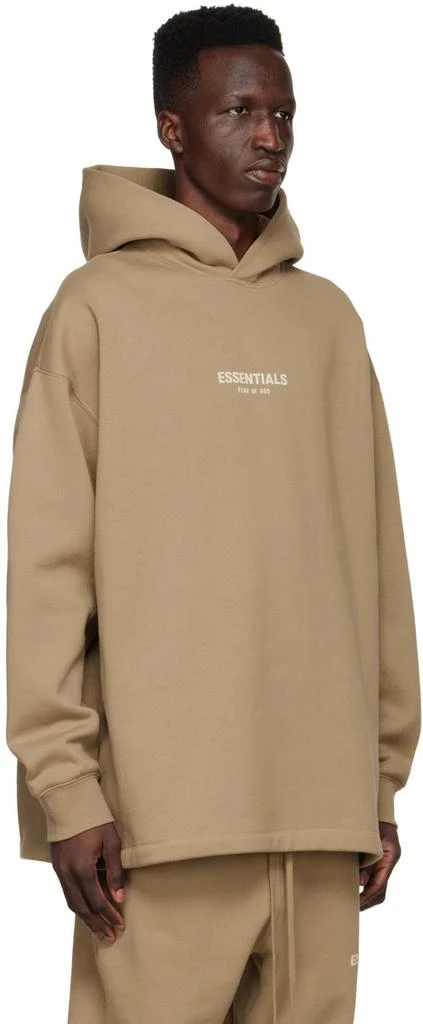 商品Essentials|Tan Cotton Hoodie,价格¥718,第2张图片详细描述