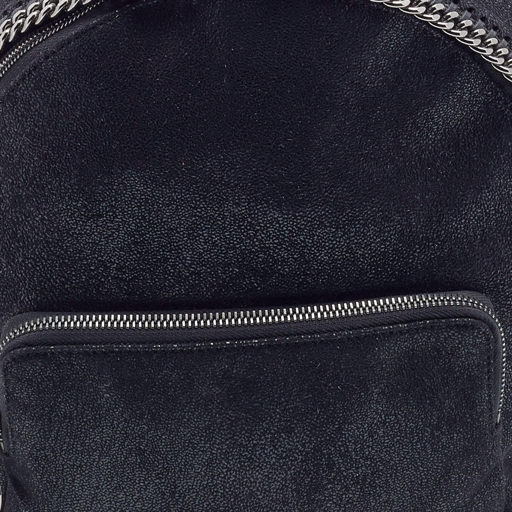 Stella McCartney Black Quilted Faux Leather Mini Falabella Backpack商品第5张图片规格展示