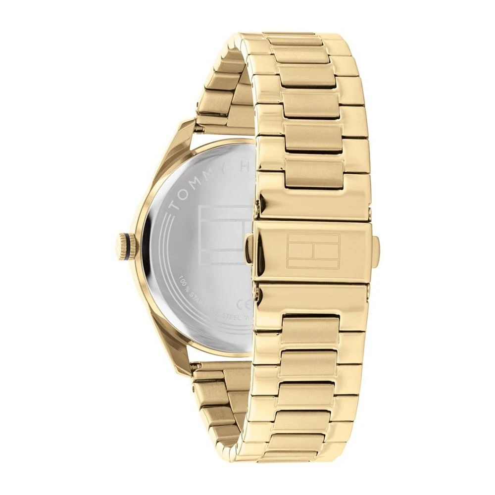商品Tommy Hilfiger|Men's Gold-tone Bracelet Watch 43mm,价格¥650,第3张图片详细描述