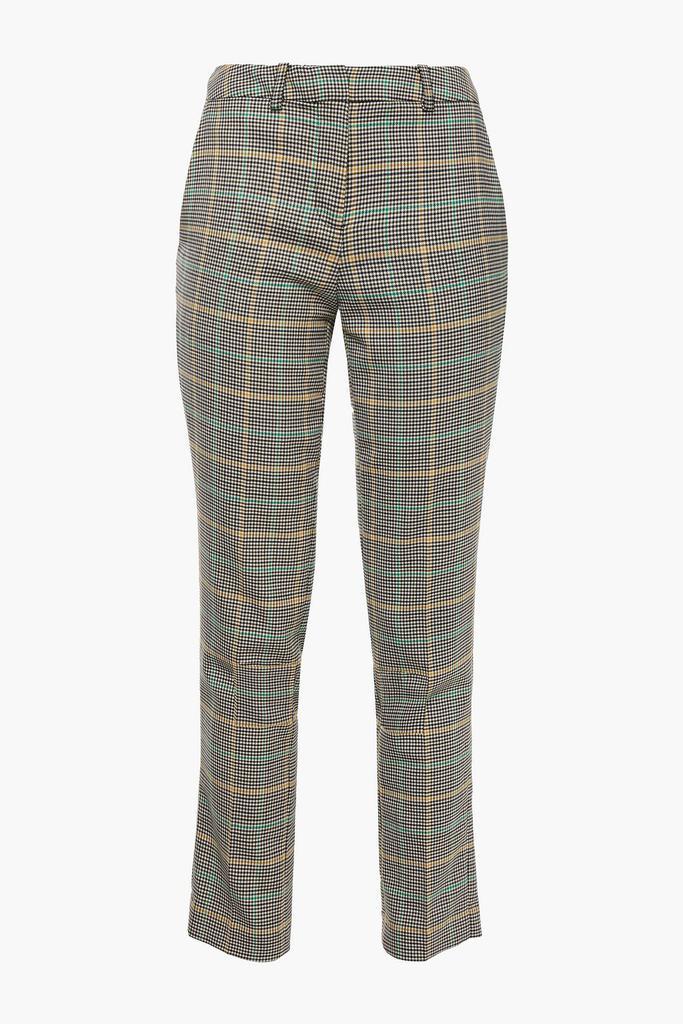 商品ba&sh|Gino Prince of Wales checked woven slim-leg pants,价格¥633,第1张图片