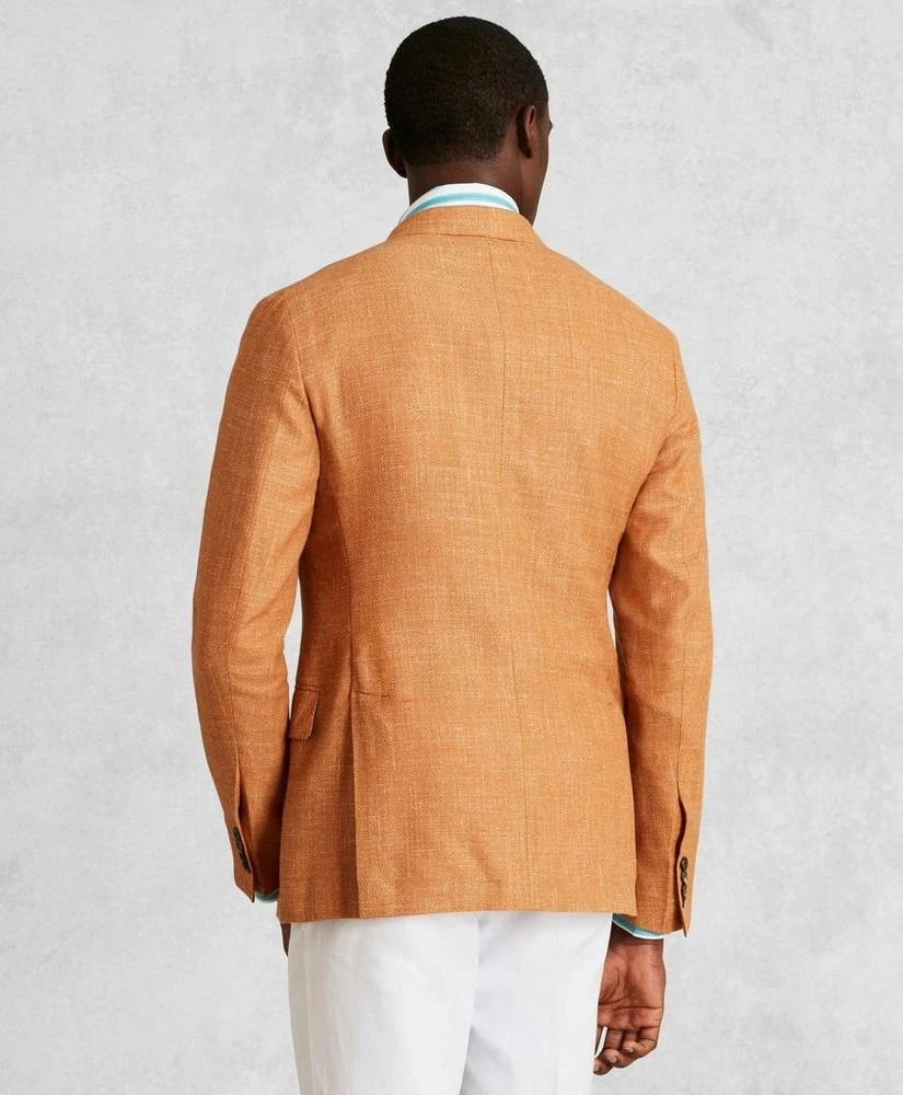 商品Brooks Brothers|Golden Fleece® Wool-Blend Basketweave Sport Coat,价格¥4072,第3张图片详细描述