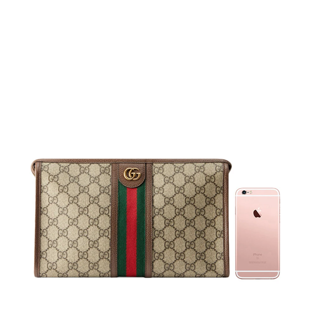 GUCCI 卡其色男士手拿包 598234-96IWT-8745 商品