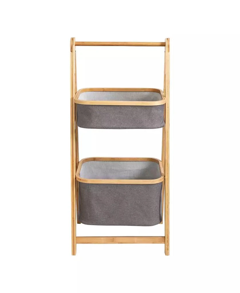 Bamboo & Canvas 2-Tier Collapsible Shelves 商品