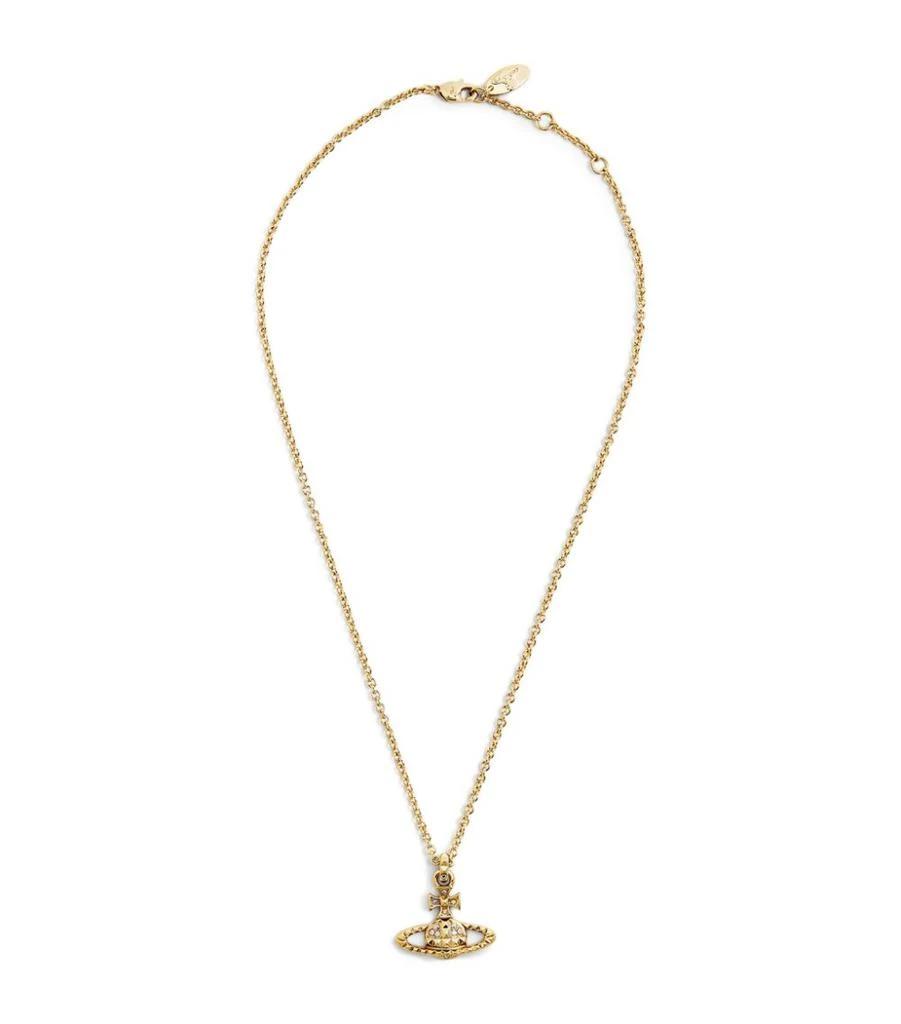 商品Vivienne Westwood|Gold-Plated Mayfair Bas Relief Orb Pendant Necklace,价格¥976,第1张图片