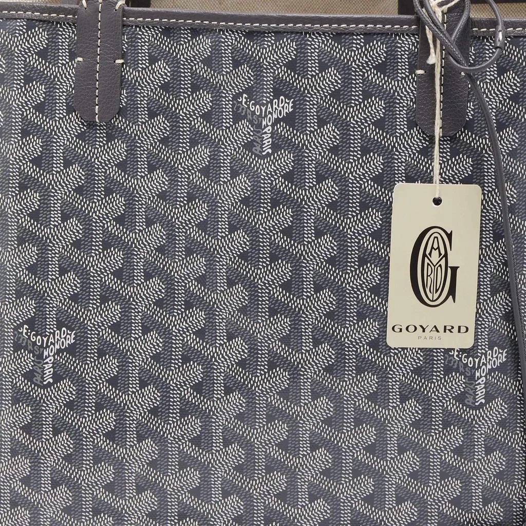 Goyard Grey Goyardine Coated Canvas and Leather Saint Louis PM Tote w/Bag Clip 商品