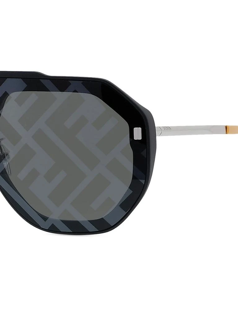 商品Fendi|Logo Pilot Mask Sunglasses,价格¥3867,第3张图片详细描述