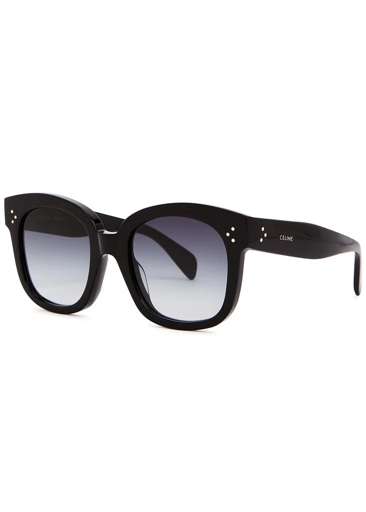 商品Celine|Black oversized square-frame sunglasses,价格¥2779,第1张图片