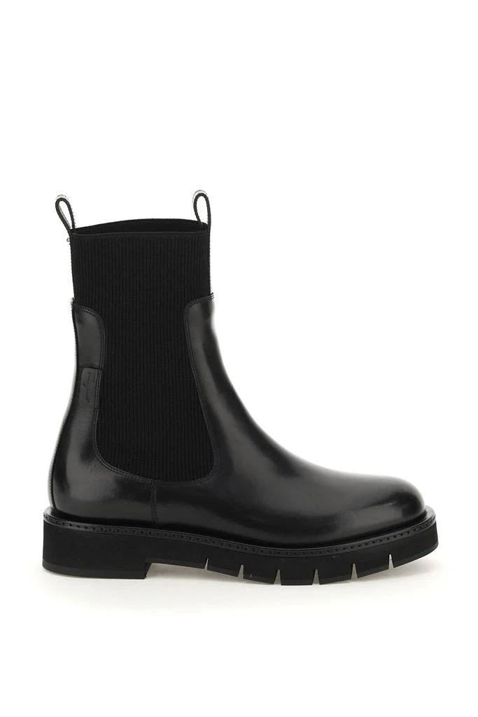 商品Salvatore Ferragamo|Salvatore ferragamo leather chelsea boots,价格¥4676,第1张图片