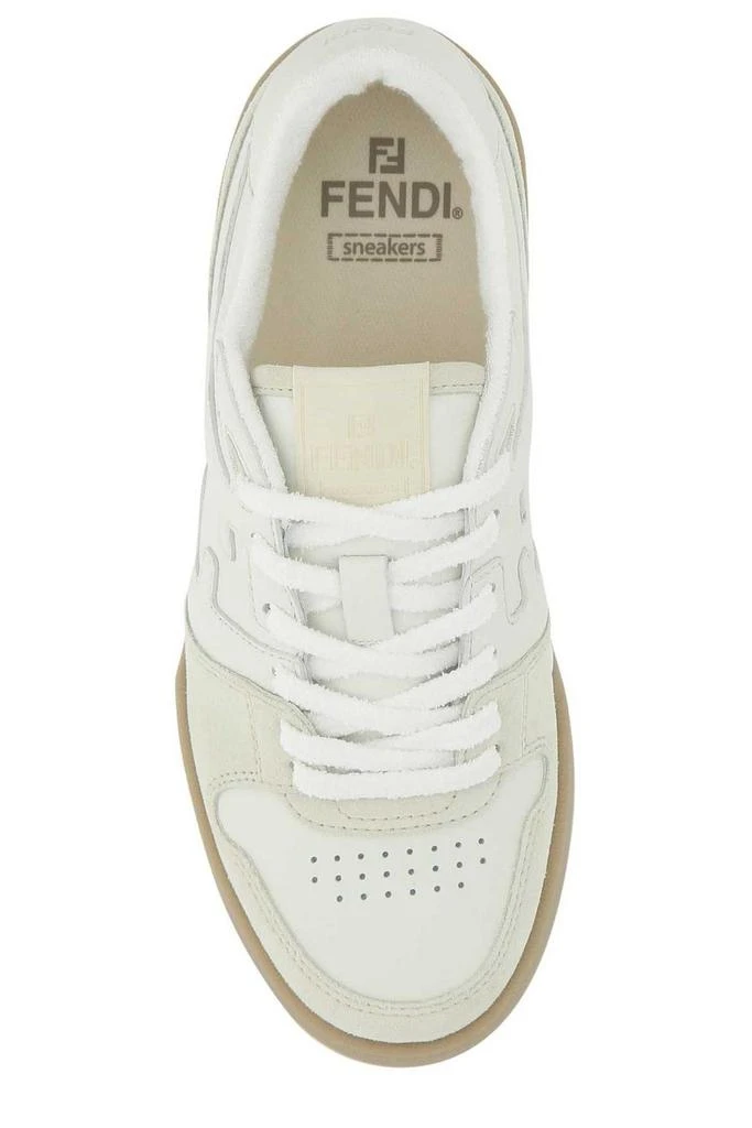 商品Fendi|Fendi Round Toe Lace-Up Sneakers,价格¥5570,第3张图片详细描述