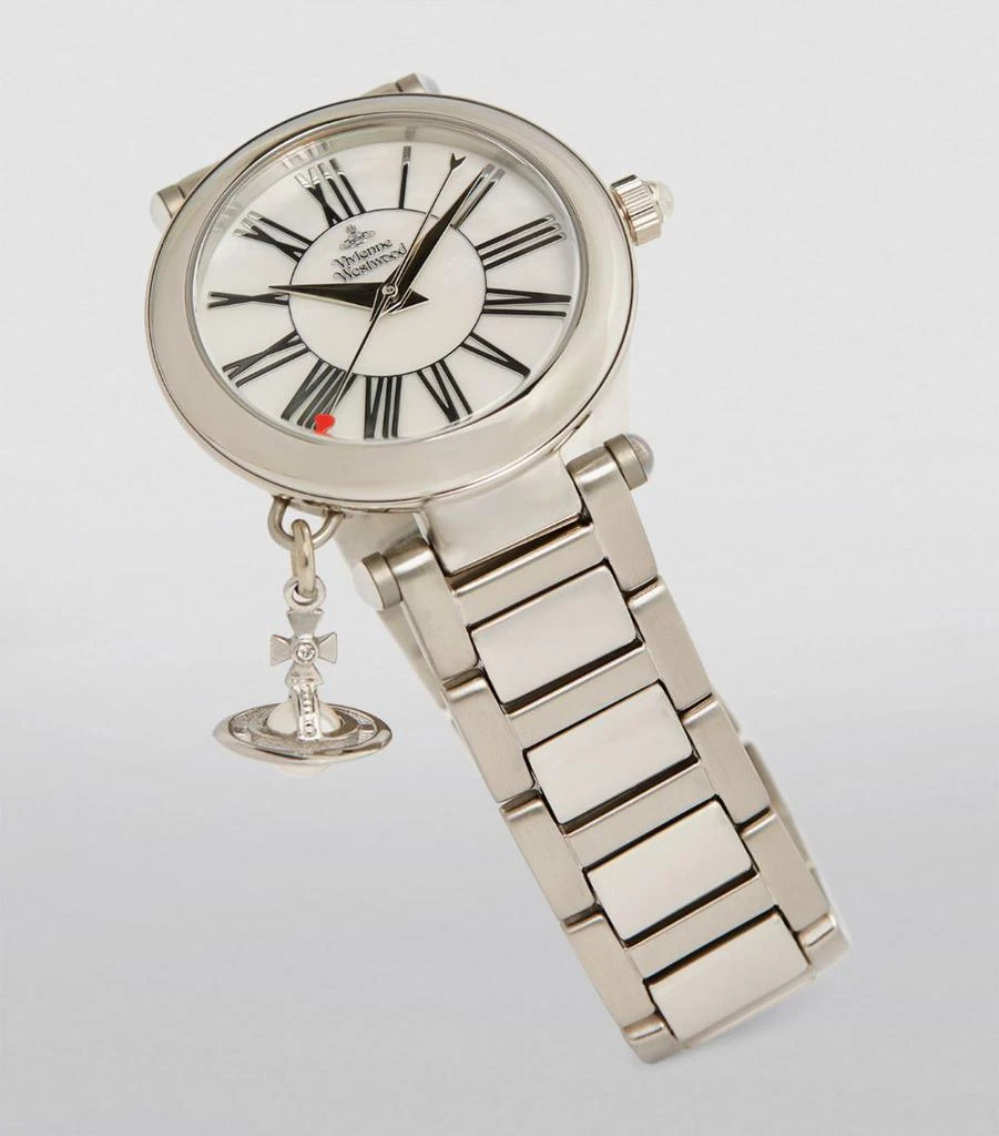 商品Vivienne Westwood|Stainless Steel Mother Orb Quartz Watch (32mm),价格¥2372,第3张图片详细描述