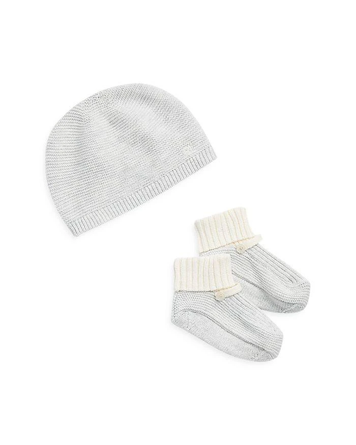 商品Ralph Lauren|Ralph Lauren Unisex Organic Cotton Hat & Booties Set - Baby,价格¥448,第1张图片详细描述