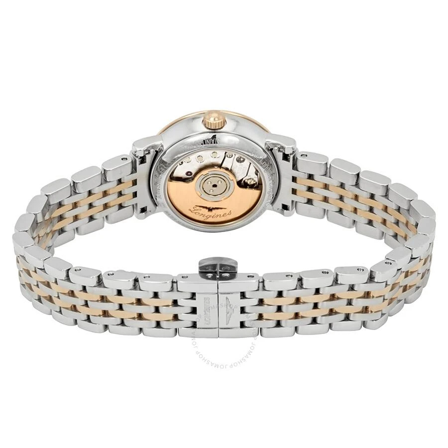 商品Longines|Elegant Automatic Diamond Striped Silver Dial Ladies Watch L4.309.5.77.7,价格¥9164,第3张图片详细描述