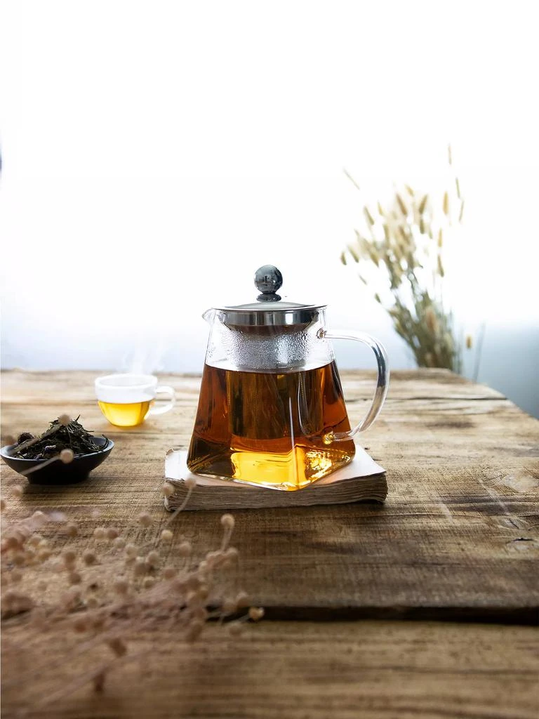 商品Cristel|Rooïbos Glass & Stainless Steel Teapot,价格¥675,第2张图片详细描述