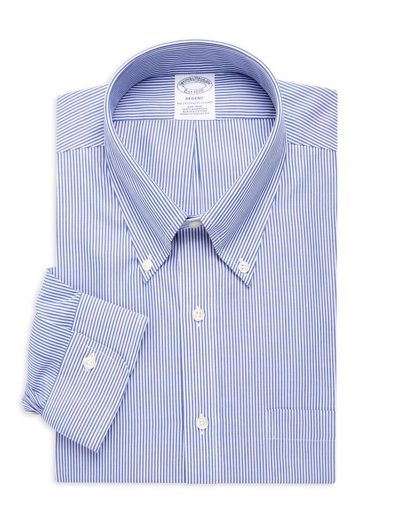 商品Brooks Brothers|布克兄弟男士条纹衬衫,价格¥186,第1张图片